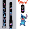 Relógio Digital Infantil Disney Stitch - À Prova D'Água & LED Luminosa