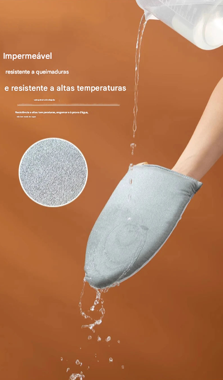 Luva Auxiliar Para Passar Roupas - Lavável, Resistente ao Calor & Anti-escaldante