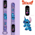 Relógio Digital Infantil Disney Stitch - À Prova D'Água & LED Luminosa