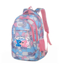 Mochila Escolar Feminina Disney Stitch - Ampla Capacidade Interna