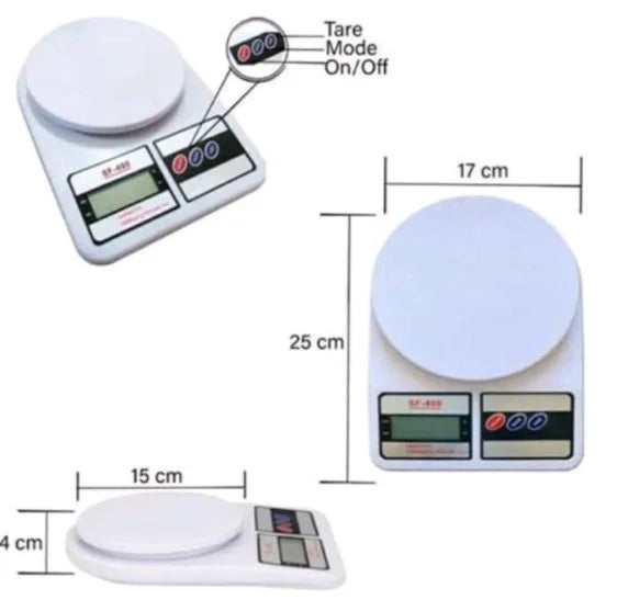 Balança Digital de Alta Precisão Cozinha 10kg - Nutrição & Dieta