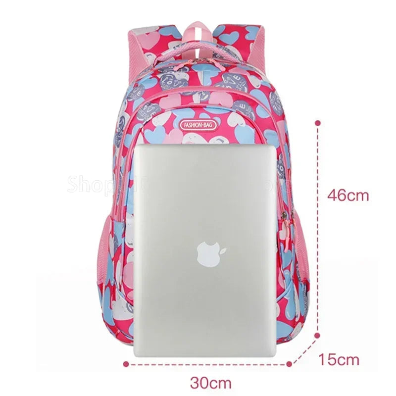 Mochila Escolar Feminina Disney Stitch - Ampla Capacidade Interna