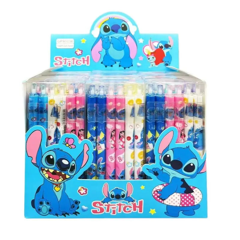 Canetas de Gel com 12 Peças - Disney Stitch