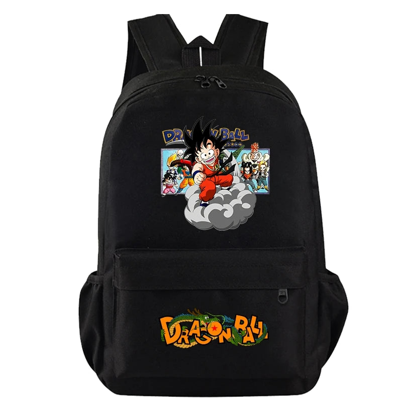 Mochila Escolar com 3 peças Dragon Ball Z - Impermeável & Função USB