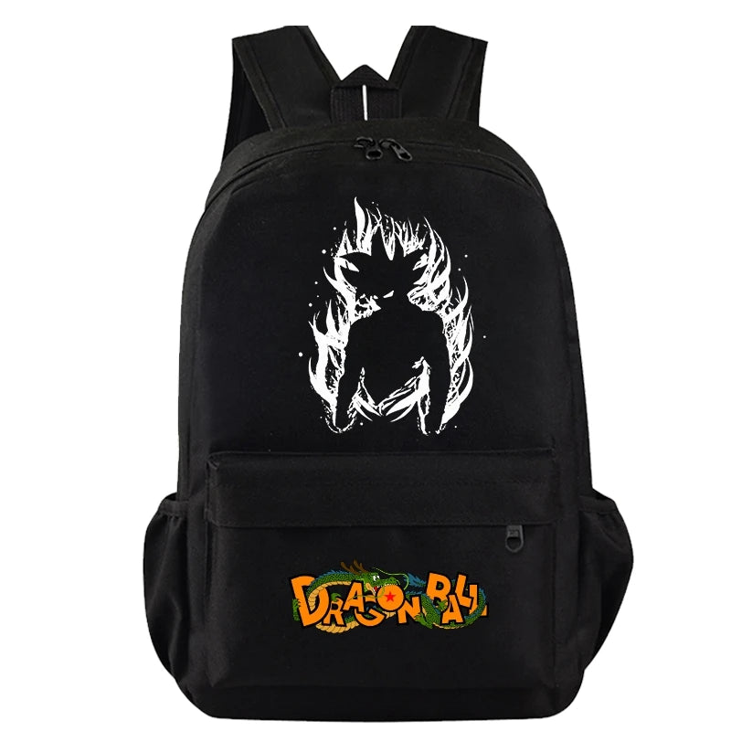 Mochila Escolar com 3 peças Dragon Ball Z - Impermeável & Função USB