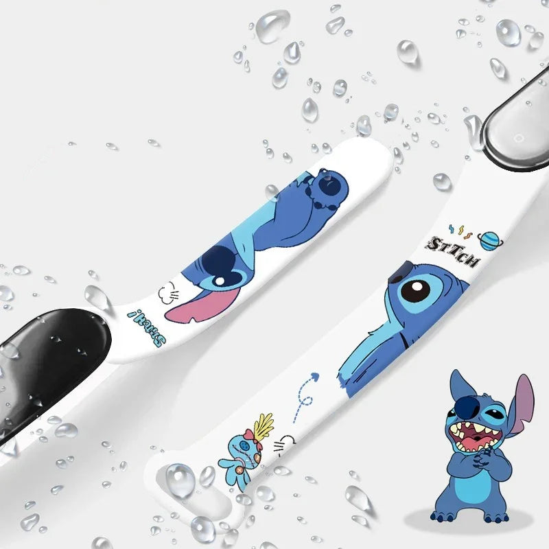 Relógio Digital Infantil Disney Stitch - À Prova D'Água & LED Luminosa