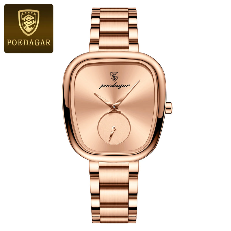 Relógio Feminino De Luxo Poedagar Original - Model Quartzo À Prova D'Água