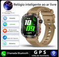 Smartwatch Xiaomi Militar GPS - Relógio Inteligente Para Homens À Prova D'Água IP68