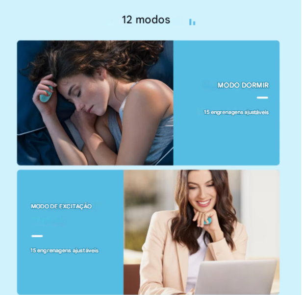 Dispositivo Portátil Anti Insônia, Terapia do Sono & Ansiedade Noturna